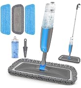 Spray Mop for Floor Cleaning, Microfiber Dust Hardwood Floor Mop, Wet Spray Mop for Wood Laminate...