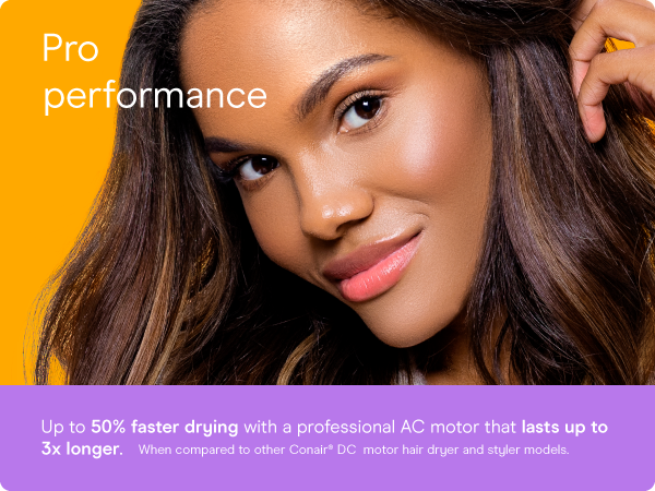 Conair small, mini, and compact hair dryer for travel. Handle folds for easy storage.