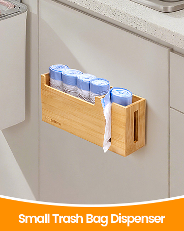 small trash bag dispenser