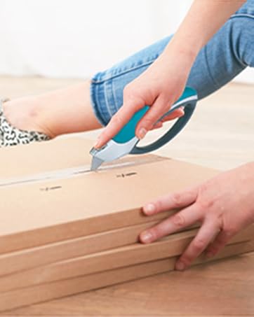 Home Planet Gear Box Cutter with Retractable Blade