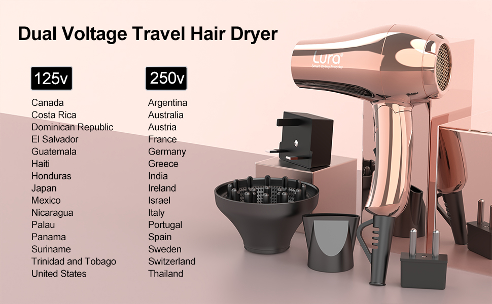 travel size blow dryer