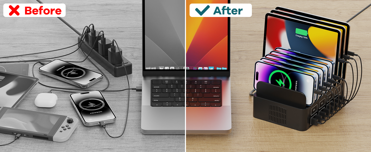 charging station for multiple devices