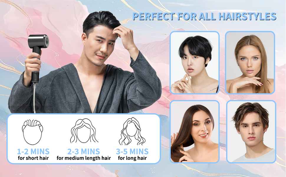 PERFECT FOR ALL HAIRSTYLES