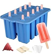 Silicone Popsicles Molds, Food Grade Popsicle Molds for Kids, Homemade Popsicle Mold, BPA Free Ic...