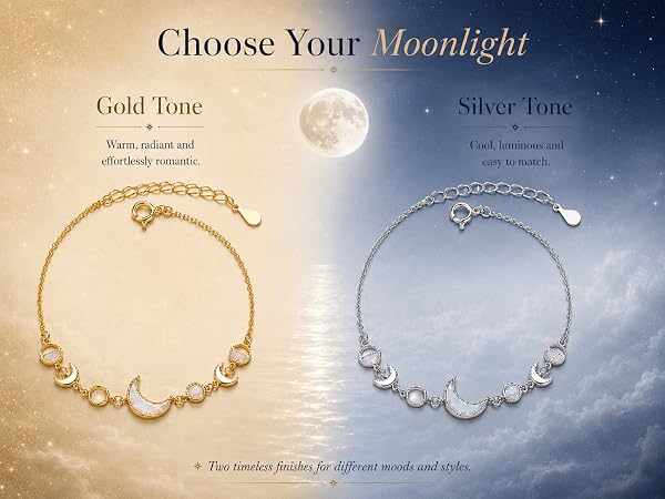 moon phase bracelet