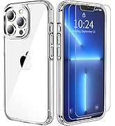 EWUONU iPhone 13 Pro Max Case, Crystal Clear [Anti-Yellowing] Case for iPhone 13 Pro Max 6.7 inch...