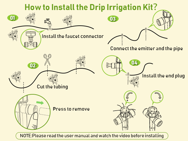 raised bed watering system