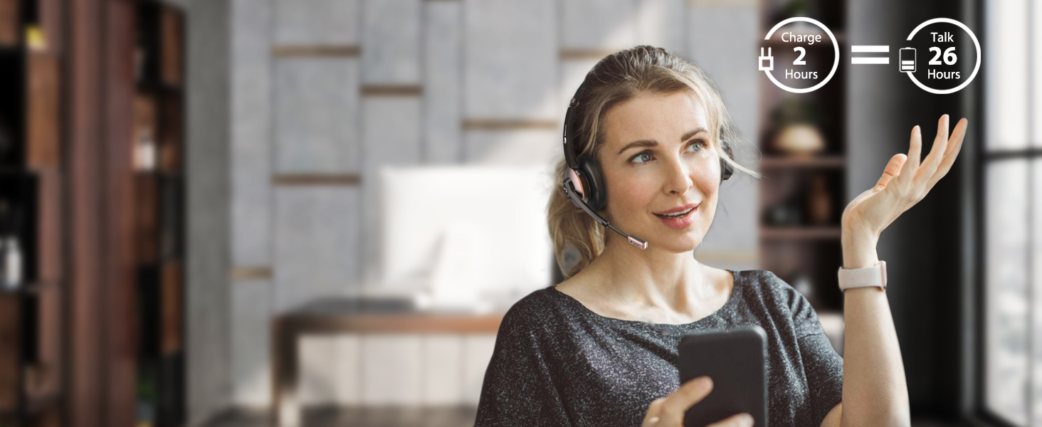 bluetooth headphone with microphone for office