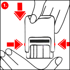 ExcelMark 7820 Easy-To-Turn Date Bands - Step 1