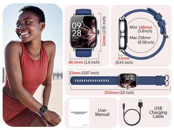 item sizes and contents