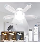 VARICART Socket Fan Light, 15.7