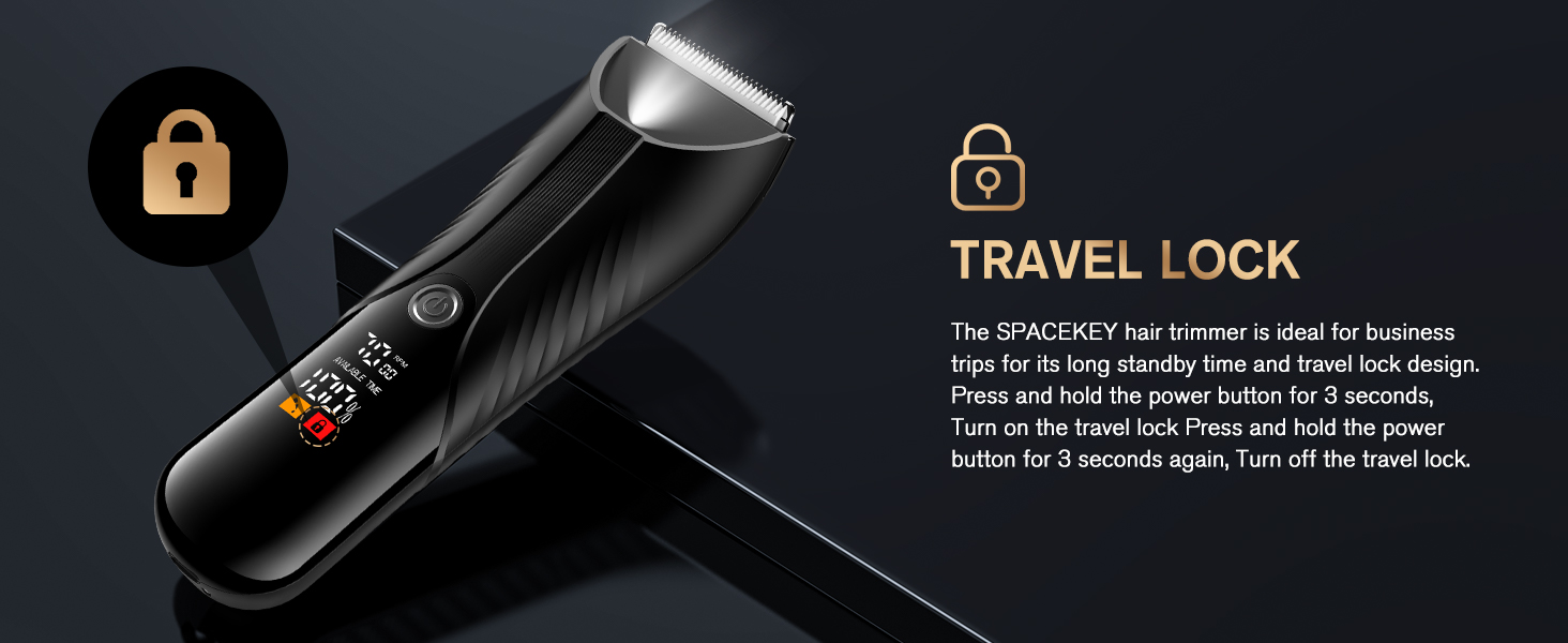 ball trimmer with travel lock