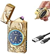 COMANYI Electric Lighter with Plasma Arc, Windproof USB Rechargeable Lighter with Cool Design, Cl...