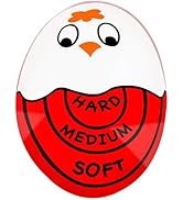 Eggssentials Red Egg Timer That Goes in Water – Egg Timer for Hard Boiled Eggs and Soft Boiled Eg...