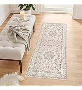 Washable Hallway 2x5 Runner Rugs: Oriental Non-Slip Kitchen Carpet Distressed Low Pile Indoor Rug...