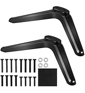 2pcs Tv Mount Stand with Base Pad Stable Plastic Bracket for Tvs Easy Installation with Mounting ...