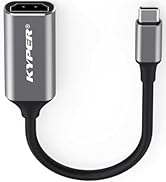 Kyper USKyper-484K USB C to HDMI Adapter 4K@30Hz - Type-C to HDMI Cable [Thunderbolt 3/4] for Mac...