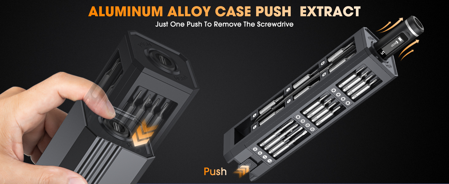 Adjustable electric screwdriver set