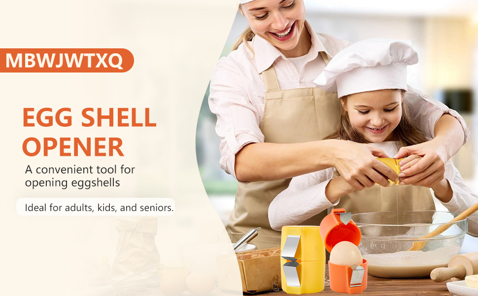 A convenient tool for opening eggshells