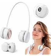 Suzii Portable Neck Fan Rechargeable, Hands Free Bladeless Personal Fan with 5 Speeds, Lightweigh...