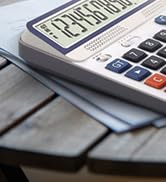 Desktop Calculator Extra Large 5in LCD Display 12-Digit