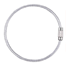 6 inch metallic loop strap
