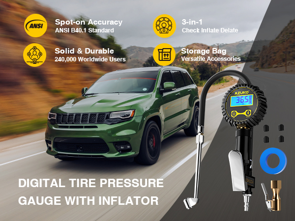 digital tire pressure gauge