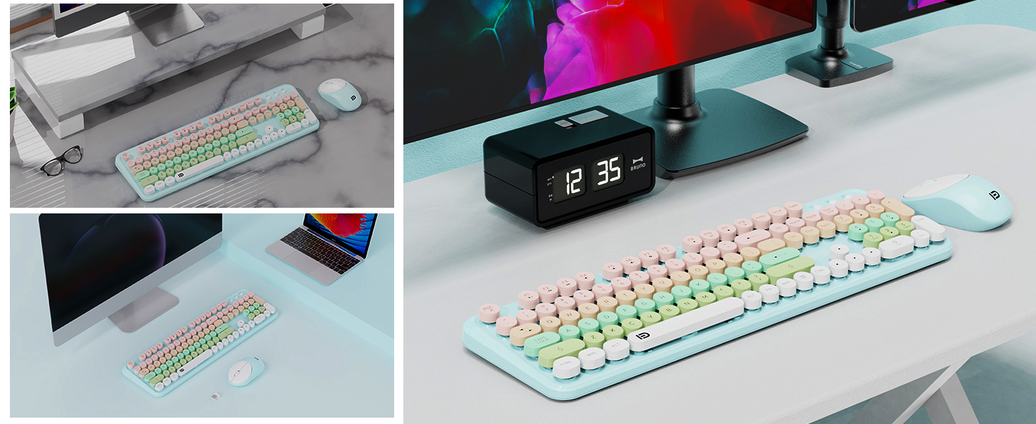 ergonomic mouse and keyboard wireless