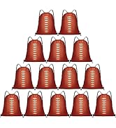 Grneric 14 Pcs Drawstring Bags Softball Baseball Basketball Football Goodie Favor Bags Cinch Cand...