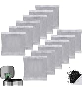 FOWSRHRG 12PCS Activated Charcoal Odor Absorber, Trash Cans Natural Freshest Bamboo Charcoal Bags...