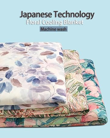 Floral Cooling Blanket