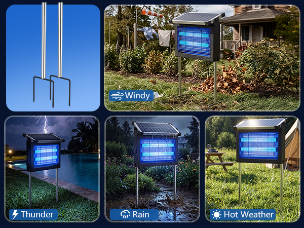 solar powered mosquito zapper