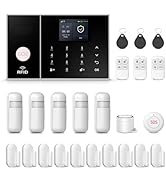 PGST WiFi Alarm Security System for Home,App Alerts Push,Support 4G Phone Calling,Door Window Sen...