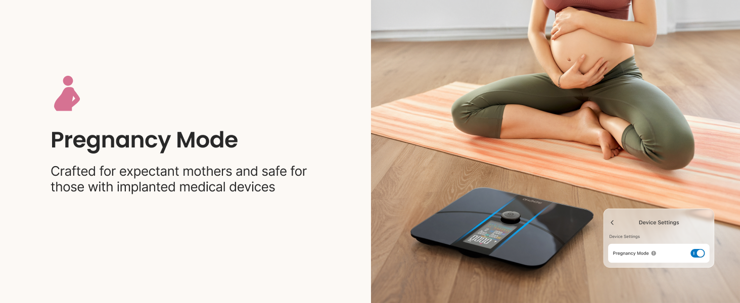 Smart Scale for Body Weight, Weight Scale with VA Large Display for BMI, Body Fat, Muscle Mass