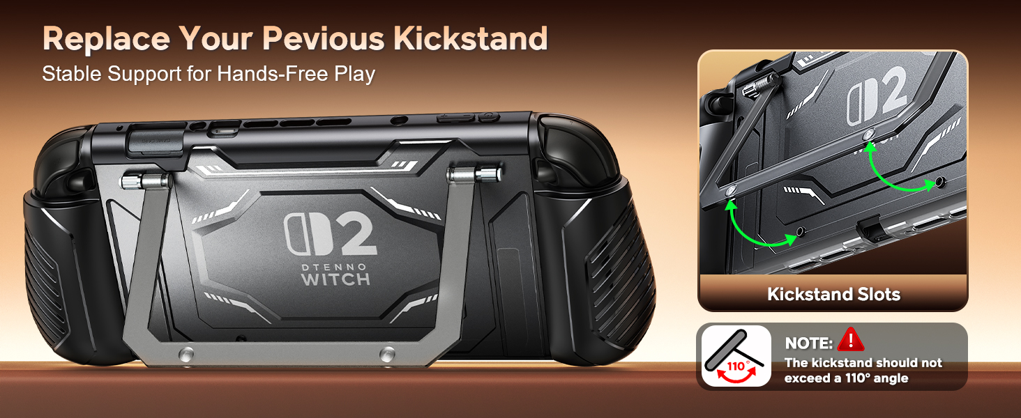 Switch 2 kickstand case
