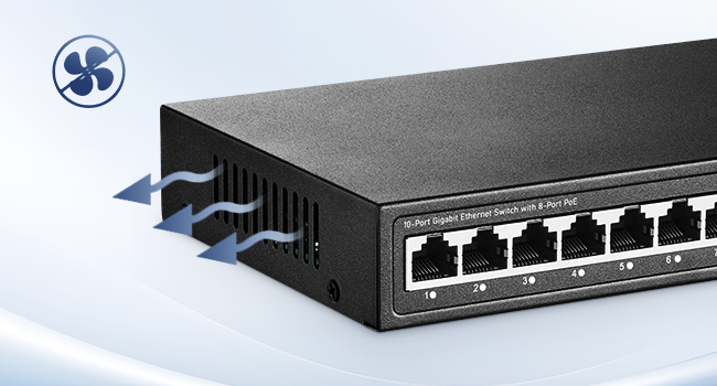 10-Port Gigabit PoE Switch