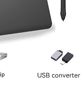 Drawing Tablet Graphics Tablet with 8192 Pressure Sensitivity Battery-Free Pen 6 x 4 inch Tablets...