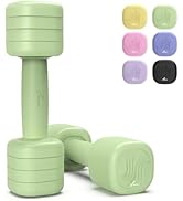 Adjustable Dumbbell Set of 2: Sportneer 4 in 1 Free Weights Dumbbells Set for Women, Hand Weights...