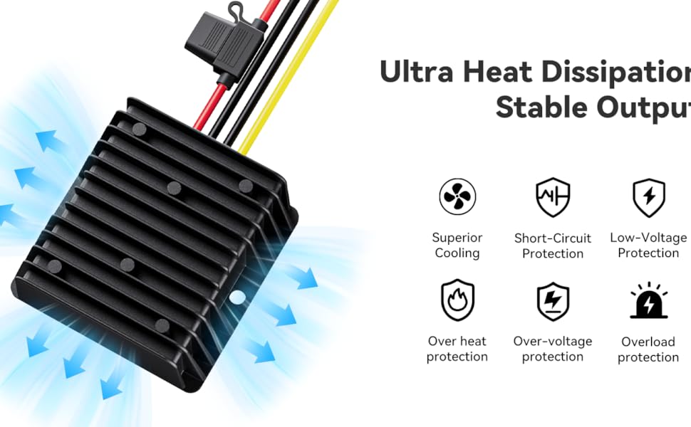 48v to 12v converter golf cart;36v to 12v converter for golf cart;