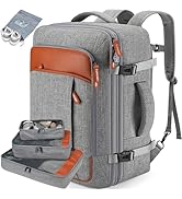 Lumesner Carry on Travel Backpacks, Extra Large 40L Flight Approved Bag for Men &amp; Women,Expandabl...