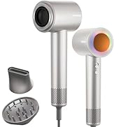 Hair Dryer, 160000 RPM Professional High-Speed Blow Dryer 2 Billion Negative Ionic Care Hair Drye...