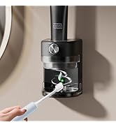 Automatic Toothpaste Dispenser, Electric Toothpaste Dispenser for Bathroom, Toothpaste Squeezer w...