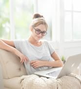 J+S Vision Haka Blue Light Blocking Glasses | Computer Gaming/Working Glasses for Women Men