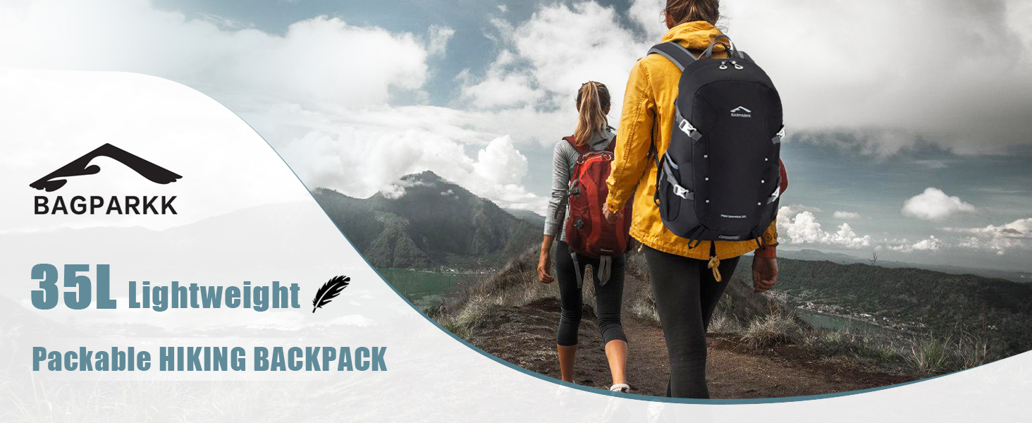 BAGPARKK packable hiking backpack