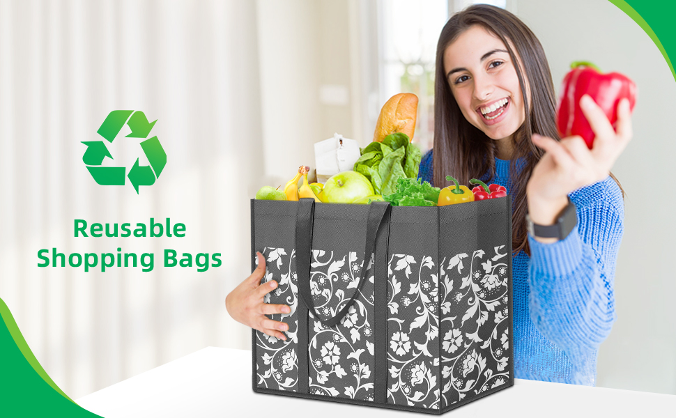 large grocery shopping bags