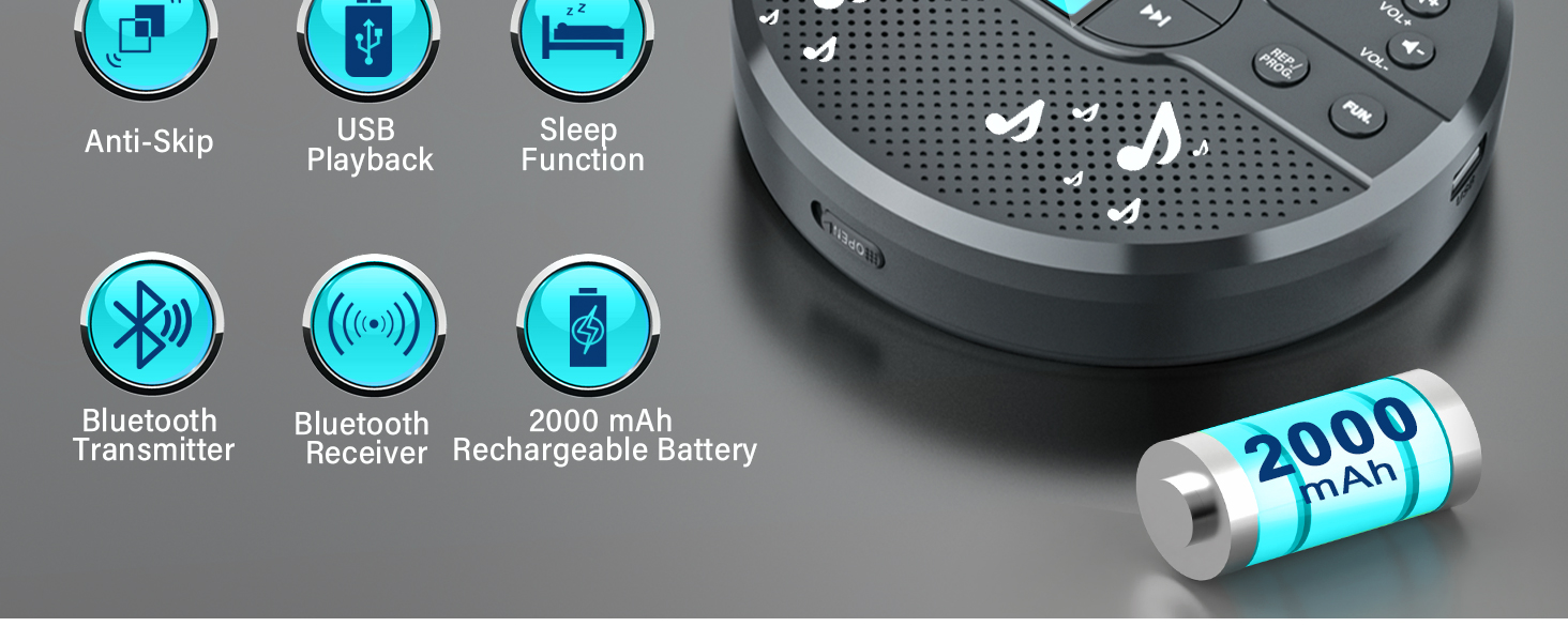 rechargeable CD Player