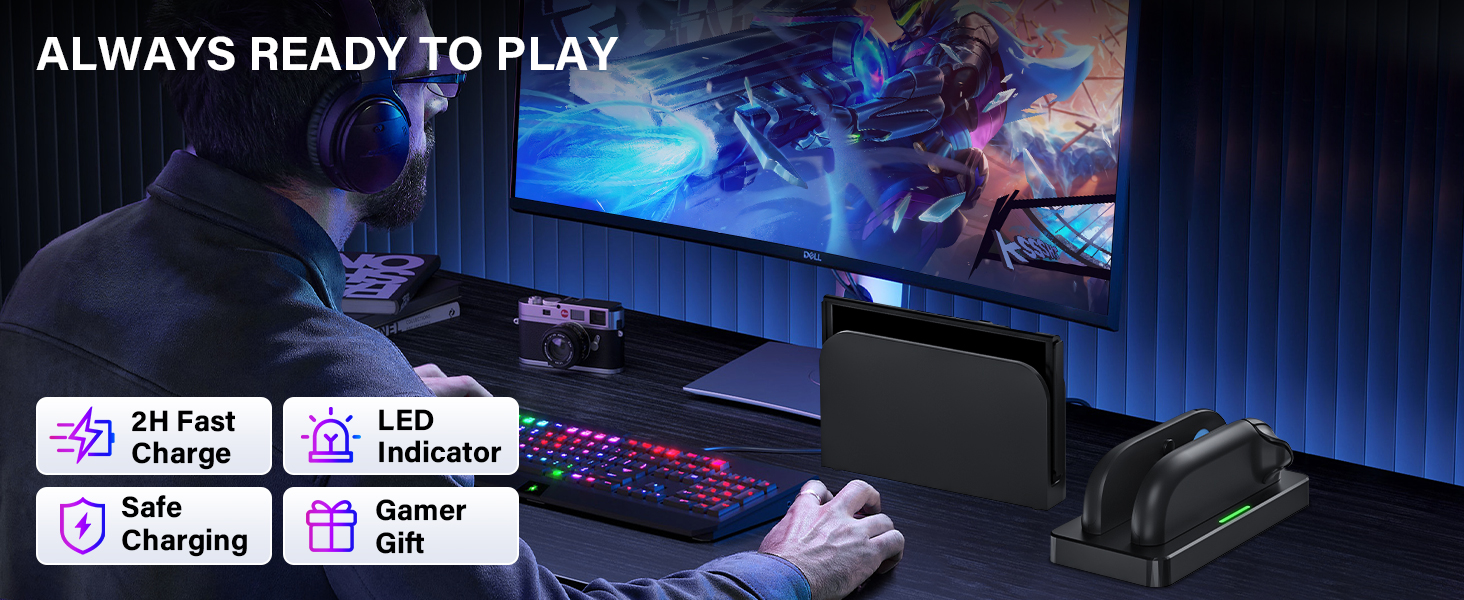 switch 2 controller charging dock