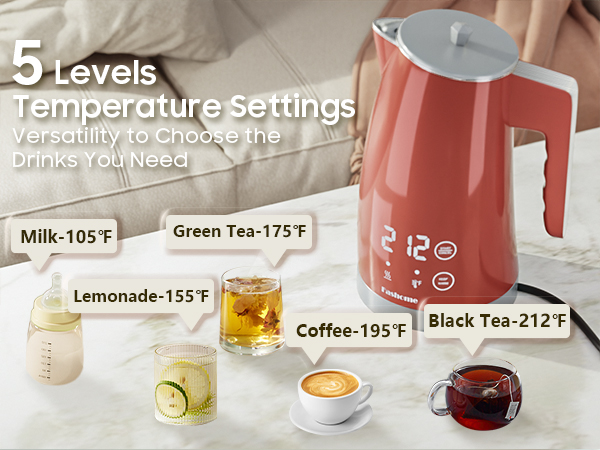 5 Levels Temperature Control