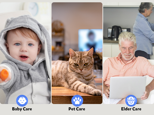 pet camera, baby monitor for elder