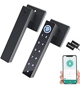 Goluckog Fingerprint Door Lock,Smart Door Knobs,Keyless Entry Door Locks with Bluetooth APP